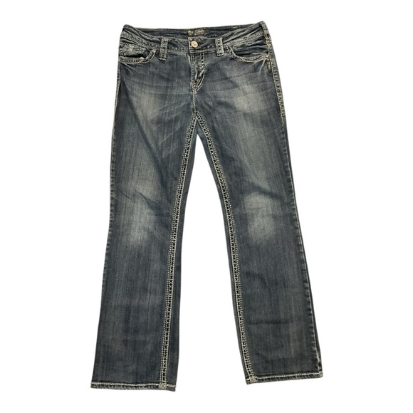 Silver Jeans Suki Flap Bootcut Jeans W39 L31 - Picture 1 of 5